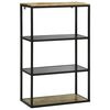 vidaXL B&uuml;cherregal 70 x 35 x 110 cm Massivholz Mango