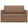 vidaXL Schlafsofa 110cm Cappuccino Kunstleder