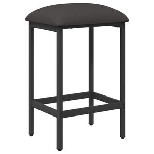 vidaXL Barhocker Dunkelgrau 40 x 32 x 64 cm Holzwerkstoff