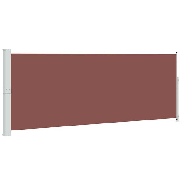 vidaXL Seitenmarkise Ausziehbar 180x500 cm Braun
