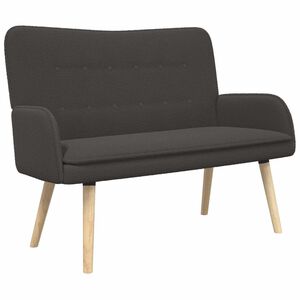 vidaXL 2-Sitzer Sofa Dunkelgrau 115 x 61 x 87 cm Boucl&eacute;