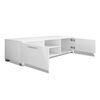 vidaXL TV-Schrank Hochglanz-Weiß 120x40,5x35 cm