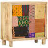 vidaXL Sideboard Patchwork 70&times;35&times;75 cm Mango Massivholz