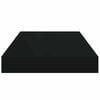 vidaXL Schwebendes Wandregal Schwarz 40x23x3,8 cm MDF