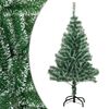 vidaXL K&uuml;nstlicher Weihnachtsbaum Beschneit Gr&uuml;n 150 cm