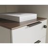 Germania Rollschrank GW-Ancona 51x41x55 cm Kaschmir und Nussbaum