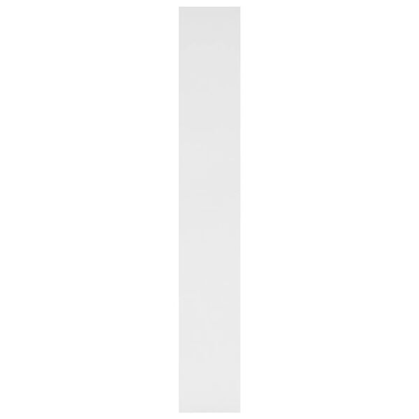 vidaXL Bücherregal/Raumteiler Weiß 80x30x198 cm Holzwerkstoff