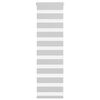 vidaXL Doppelrollo Hellgrau 45x100 cm Stoffbreite 40,9 cm Polyester