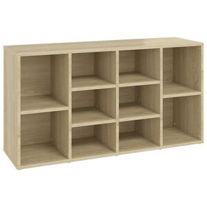 vidaXL Schuhbank Sonoma-Eiche 103x30x55 cm Holzwerkstoff