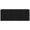 vidaXL TV-Schr&auml;nk 2 pcs Schwarz Eichen-Optik 80 x 30 x 30 cm