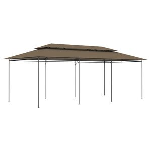 vidaXL Pavillon 600x298x270 cm Taupe 180 g/m&sup2;