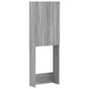 vidaXL Toilettenschrank ARNHEM Sonoma-Grau 66 x 25,5 x 190 cm