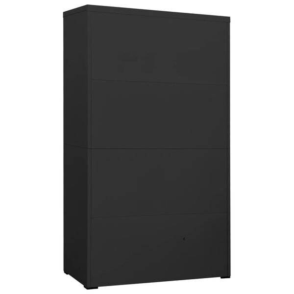 vidaXL Aktenschrank Anthrazit 90x46x164 cm Stahl