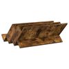vidaXL Magazinregal Ger&auml;ucherte Eiche 65 x 53 x 28,5 cm Holzwerkstoff