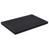 vidaXL Duschsockelplatte WPC Schwarz