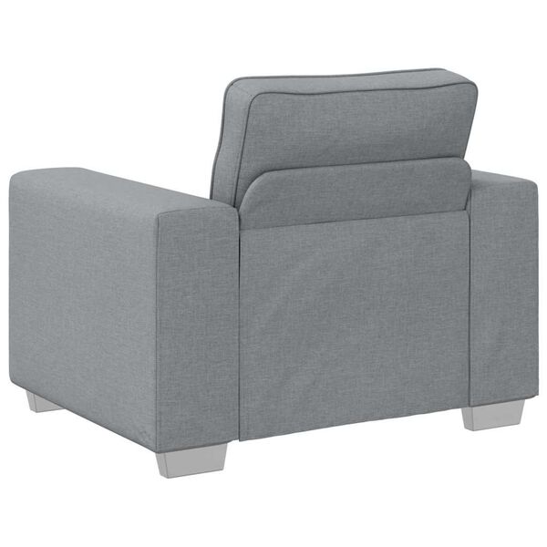 vidaXL Sofa Hellgrau Gesamtabmessungen: 100 x 80 x 82 cm (B x T x H)