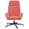 vidaXL Relaxsessel Rosa Samt