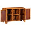 vidaXL Sideboard Mehrfarbig 90x35x60 cm Massivholz Akazie