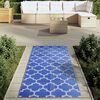 vidaXL Outdoor-Teppich ARAKIL Blau 80x150 cm PP