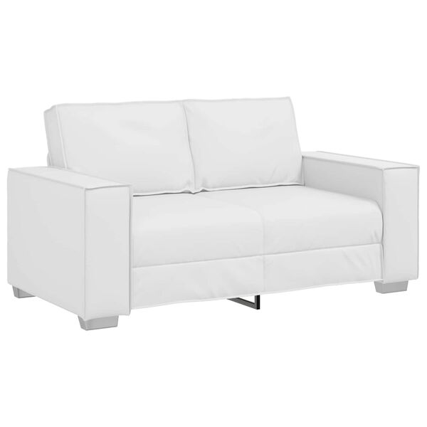 vidaXL Sofa Wei&szlig; 160 x 80 x 84 cm Stoff