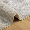 vidaXL Teppich ISTAN Hochflor Gl&auml;nzend Beige 140x200 cm