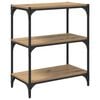 vidaXL B&uuml;cherregal 3 Ebenen 60 x 33 x 70,5 cm Holzwerkstoff