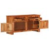 vidaXL Sideboard Braun 100 x 30 x 50 cm Akazie Massivholz