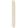 vidaXL Kopfteil Ohr Creme 80 x 16 x 4 cm PVC