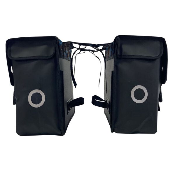 Willex Fahrradtaschen 30 L Ice Tarpaulin Blau und Schwarz