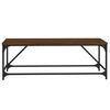 vidaXL Couchtisch Braun Eichen-Optik 100x50x35 cm Holzwerkstoff