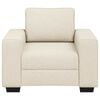 vidaXL | Sofa | mit Kissen mit Kissen Beige 100 x 77 x 82 cm Leinen