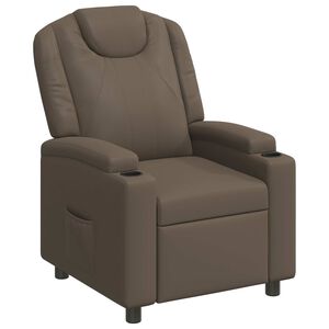 vidaXL Liegestuhl Grau 75 x 95 x 106 cm Stoff