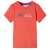 vidaXL Kinder-Kurzarmshirt Hellrot 116
