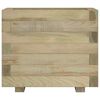 vidaXL Hochbeet 50x50x40 cm Holz Quadratisch