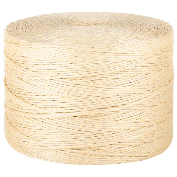vidaXL Seil 100% Sisal 3 mm 1000 m