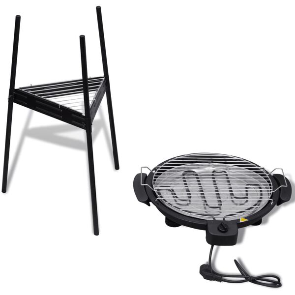 Grill BBQ Standgrill Barbecue Tischgrill Gartengrill Elektrogrill