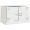 vidaXL TV-Schrank Wei&szlig; 67x39x44 cm Stahl