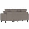 vidaXL 2-Sitzer-Sofa Taupe 140 cm Stoff