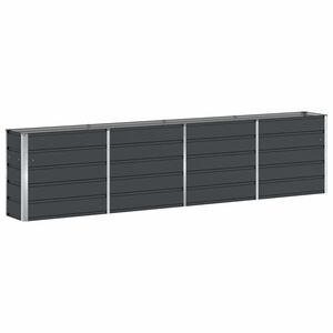 vidaXL Pflanzk&uuml;bel Anthrazit 320 x 40 x 75 cm Stahl