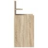 vidaXL Nachttisch mit 2 Schubladen Sonoma-Eiche 38x34x80 cm