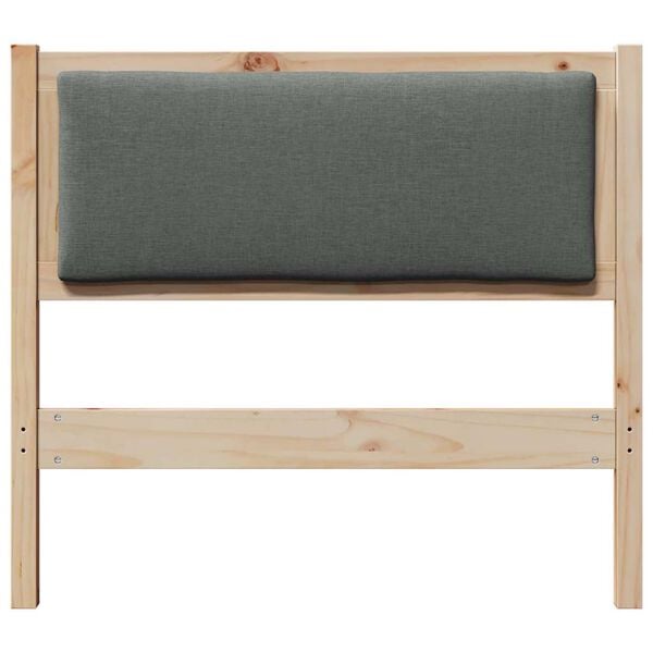 vidaXL Kopfteil Sonstiges Braun 90 cm Massivholz Kiefer