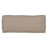 vidaXL Kissen Taupe 100 x 40 x 8 cm Oxford-Stoff