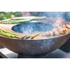 RedFire Gartengrill mit Holzlager Onyx 60 cm Schwarz
