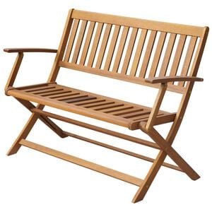 vidaXL Gartenbank 120 cm Massivholz Akazie