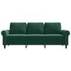 vidaXL 3-Sitzer-Sofa Dunkelgr&uuml;n 180 cm Samt