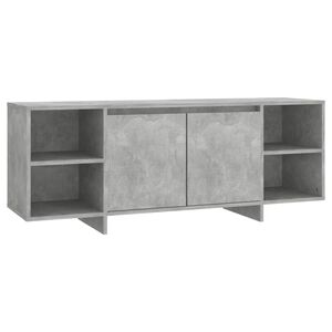 vidaXL TV-Schrank Betongrau 130x35x50 cm Holzwerkstoff