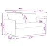 vidaXL Sofa Set 2 pcs Dunkelgrau 156 x 82 x 85 cm Stoff