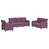 vidaXL Sofa-Set 3 pcs Lila Samt