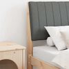vidaXL Gepolstertes Kopfteil Dunkelgrau 80 cm Massives Kiefernholz