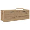 vidaXL Wandschrank Artisan-Eiche 100 x 36,5 x 35 cm Holzwerkstoff